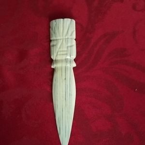 Carved Stone Letter Opener